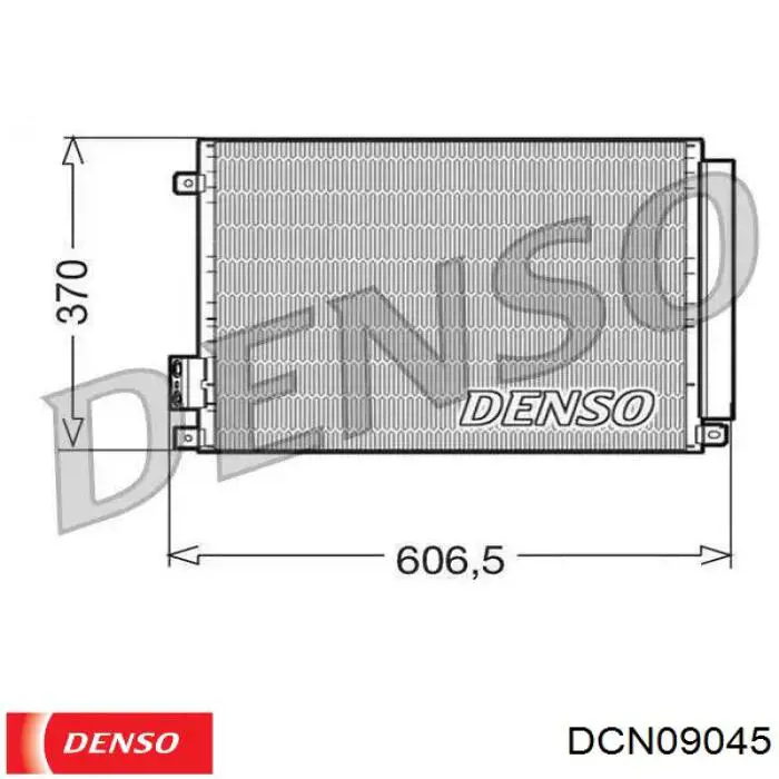 Купити DCN09045 Denso Радіатор системи охолодження кондиціонера