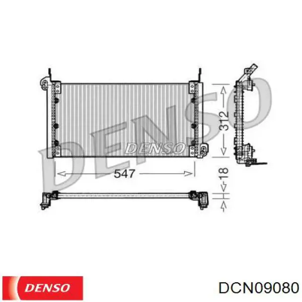 Купити 46547673 Fiat/Alfa/Lancia Радіатор системи охолодження кондиціонера