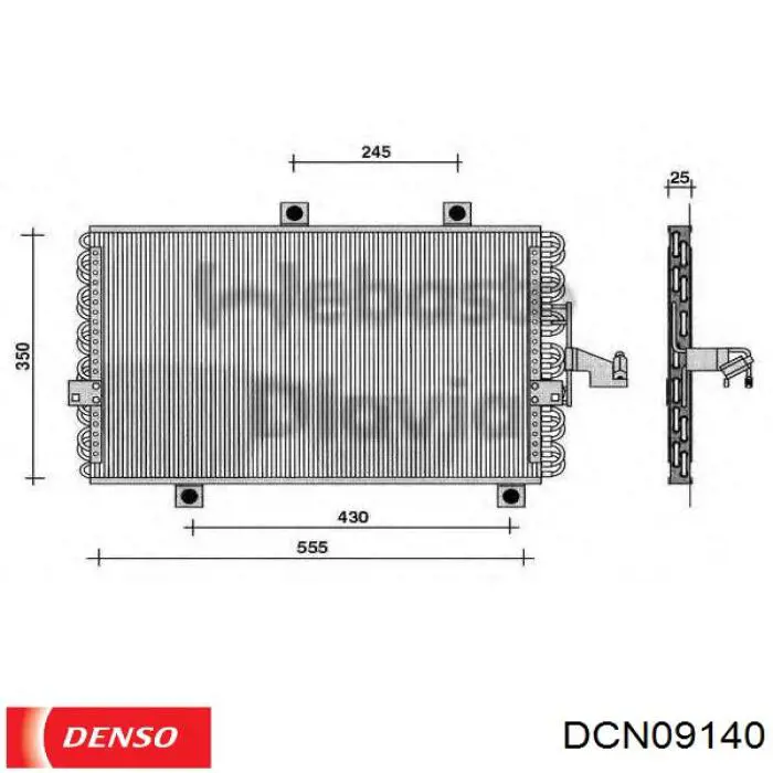 7618916 Fiat/Alfa/Lancia Конденсатор