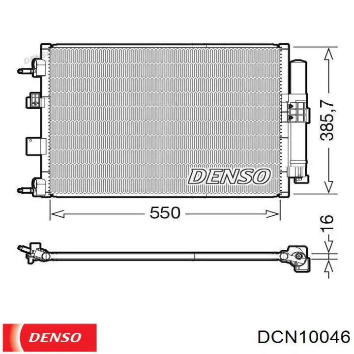 DCN10046 Denso Конденсатор