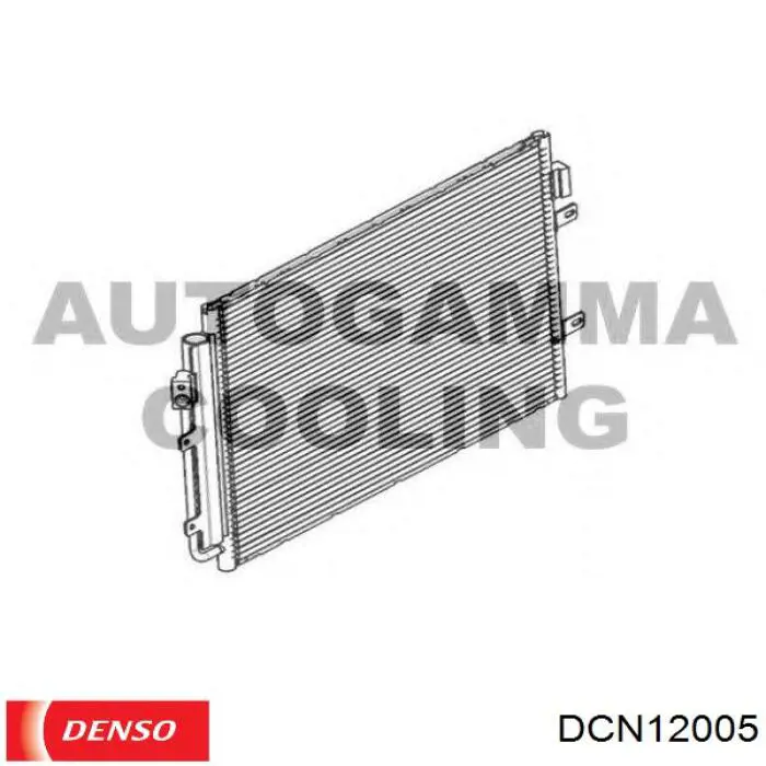 Купити DCN12005 Denso Радіатор системи охолодження кондиціонера