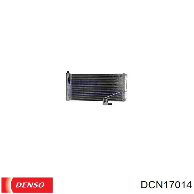 Радіатор кондиціонера DCN17014 Denso