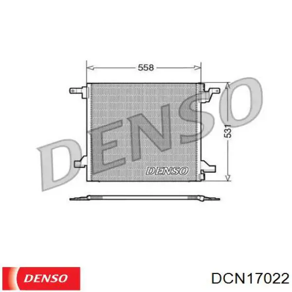 DCN17022 Denso радіатор кондиціонера