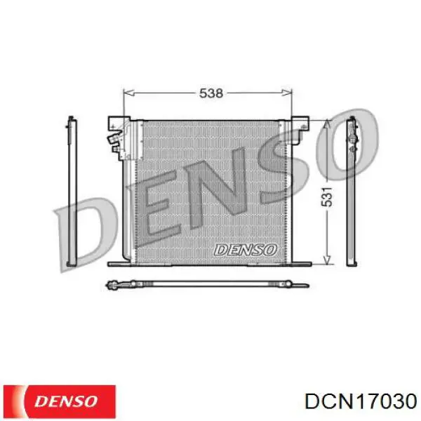 Конденсатор кондиціонера Denso DCN17030 ціна, від 100.66 USD
