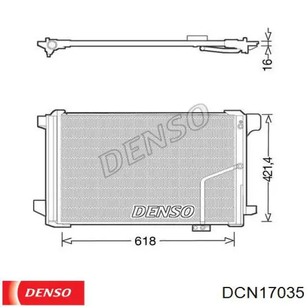 DCN17035 Denso Конденсатор