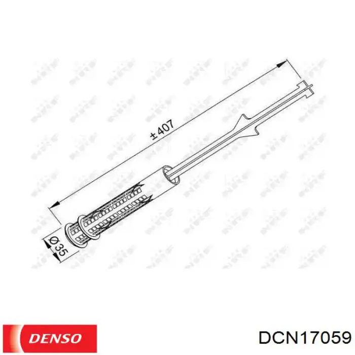 Конденсатор кондиціонера Denso DCN17059 ціна, від 114.02 USD