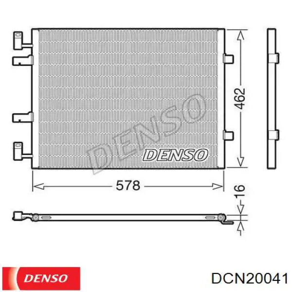Конденсатор кондиціонера Denso DCN20041 ціна, від 67.31 USD