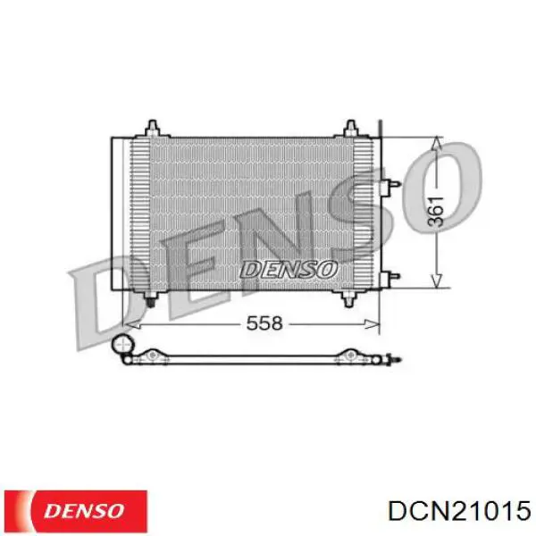 DCN21015 Denso радіатор кондиціонера