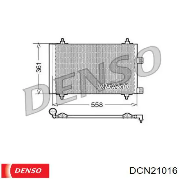 Радіатор кондиціонера DCN21016 Denso