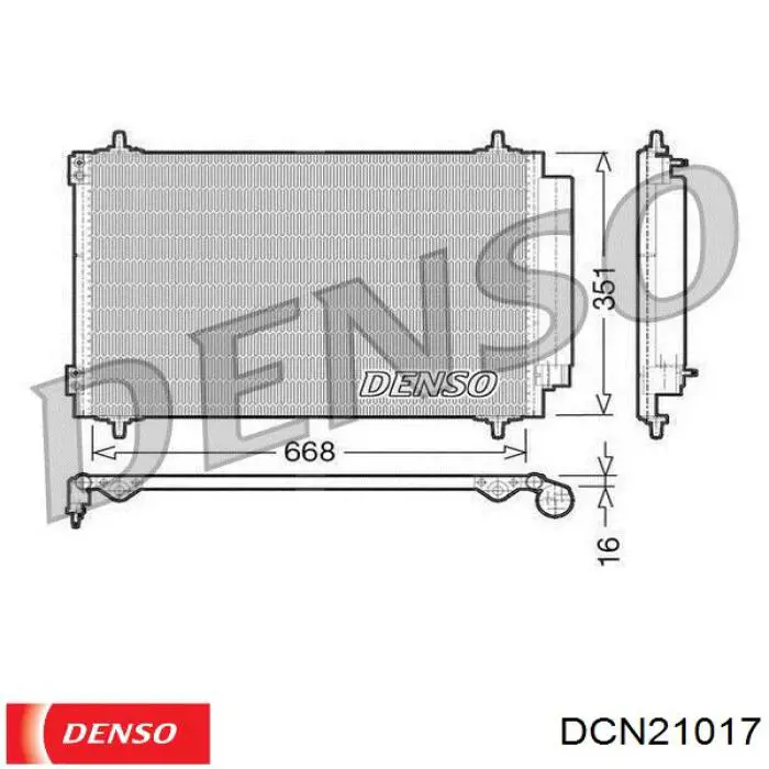 Конденсатор кондиціонера Peugeot/Citroen 00006455FW ціна, від 110.28 USD