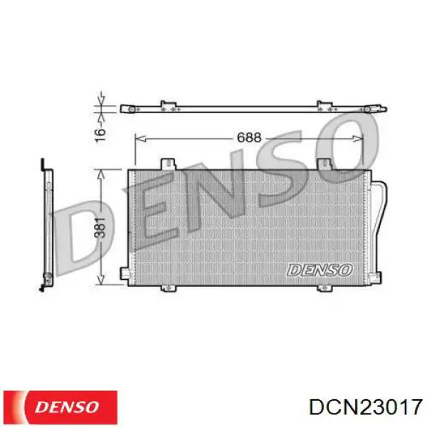 DCN23017 Denso Конденсатор