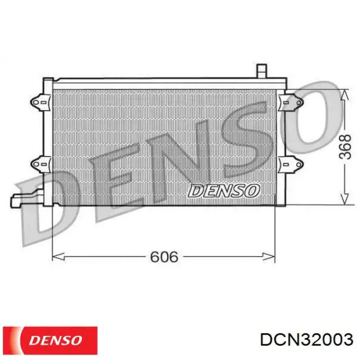 Купити DCN32003 Denso Радіатор системи охолодження кондиціонера