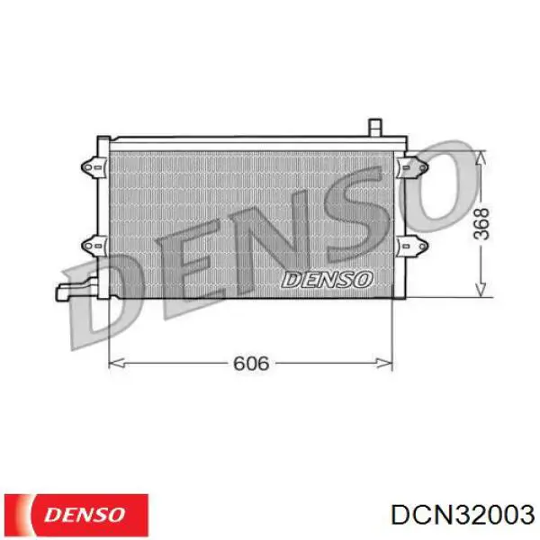 DCN32003 Denso радіатор кондиціонера