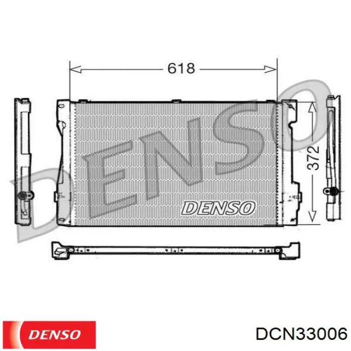 Радіатор охолодження кондиціонера Volvo 6849575