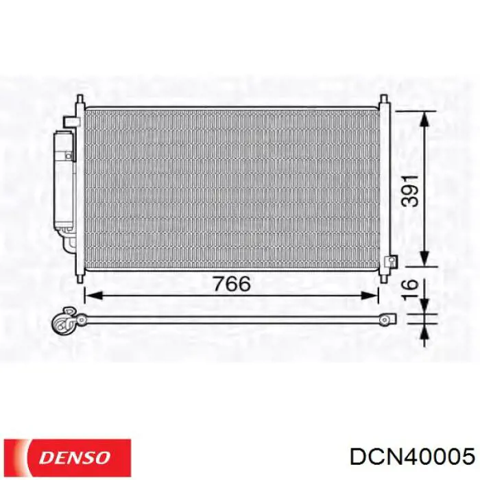 Конденсатор кондиціонера VALEO 822704 ціна, від 86.72 USD