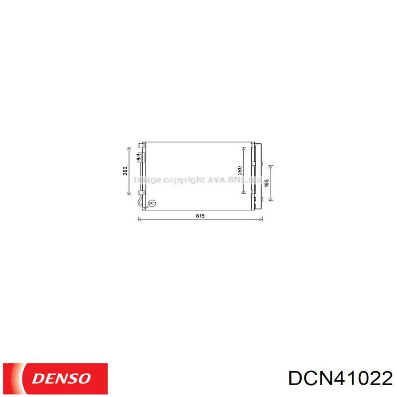 Радіатор кондиціонера AC830247 Maxgear