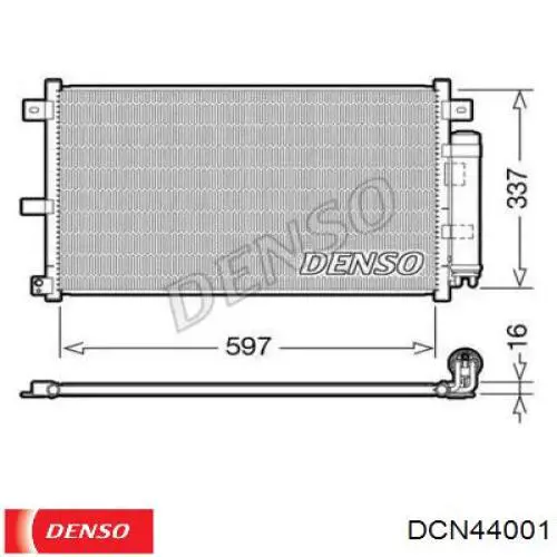 DCN44001 Denso Конденсатор