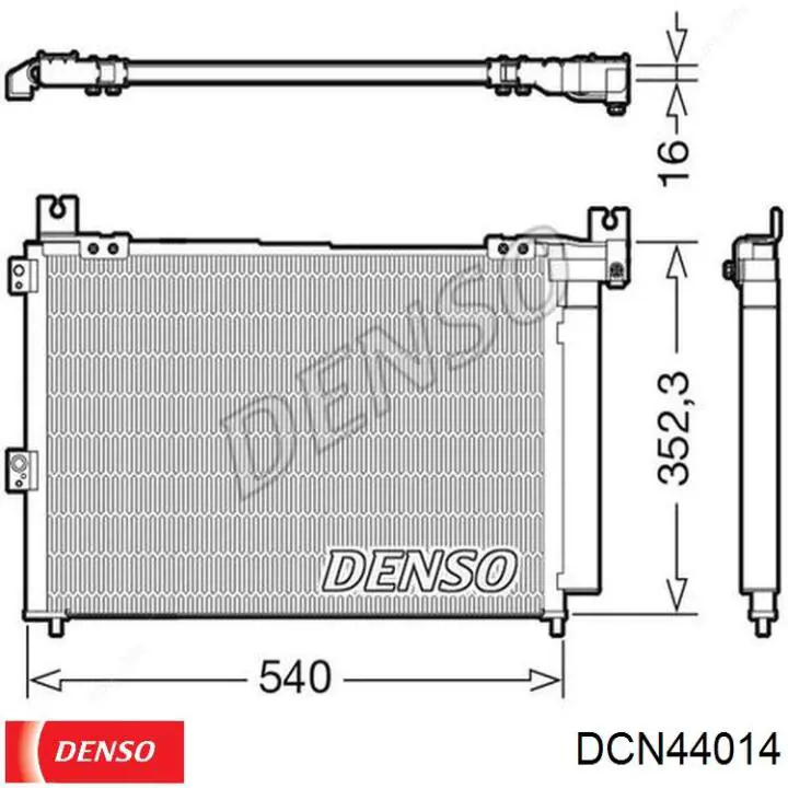 Конденсатор кондиціонера Mahle Original AC905000S ціна, від 92.25 USD