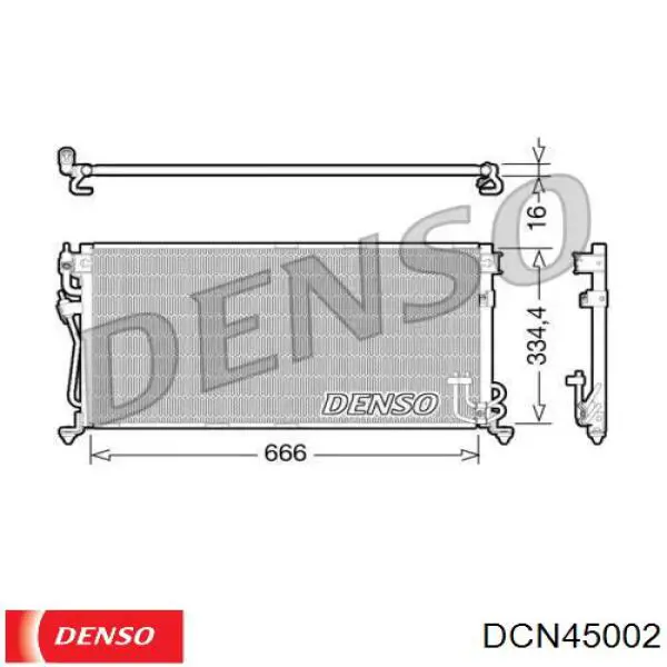 DCN45002 Denso Конденсатор