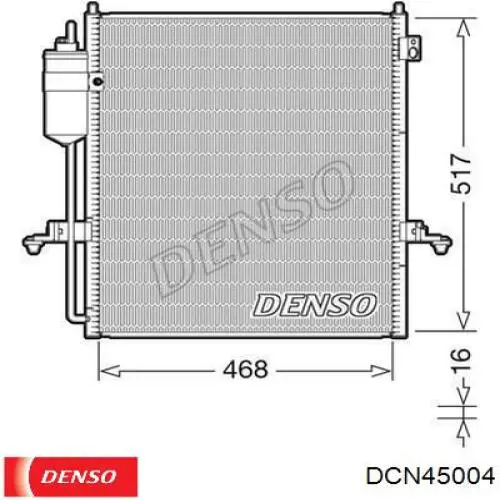 DCN45004 Denso Конденсатор