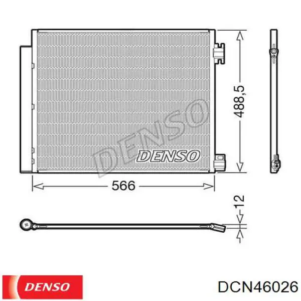 DCN46026 Denso Конденсатор