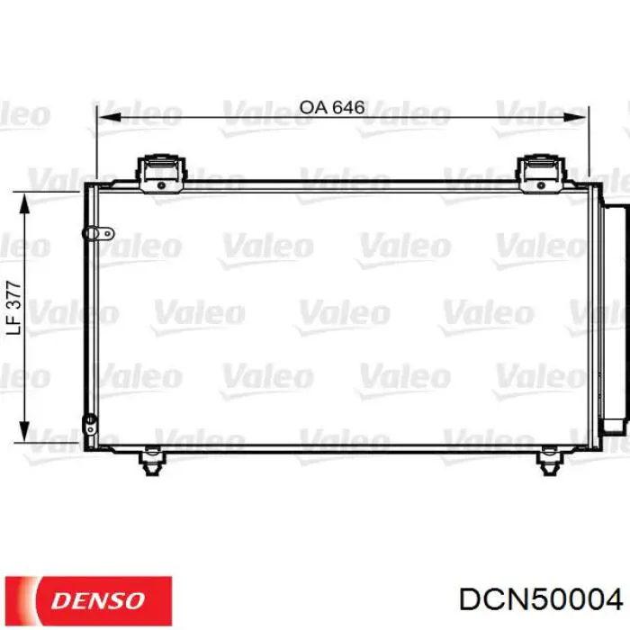 DCN50004 Denso Конденсатор