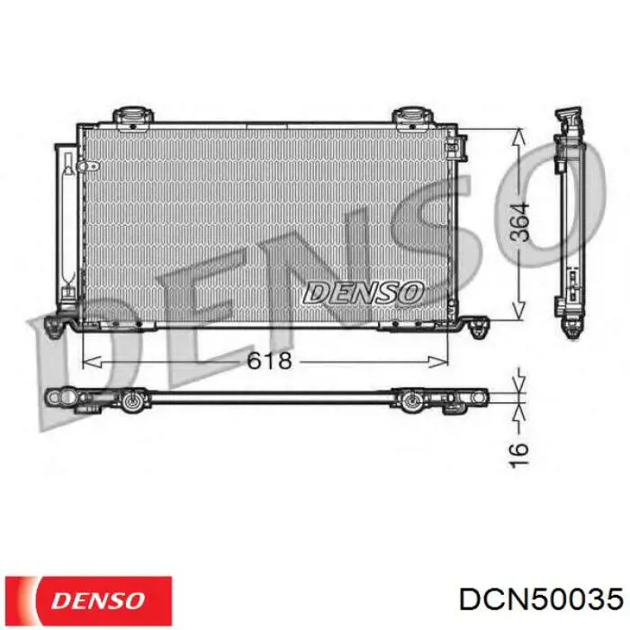 Конденсатор кондиціонера Polcar 8186K82K ціна, від 107.77 USD