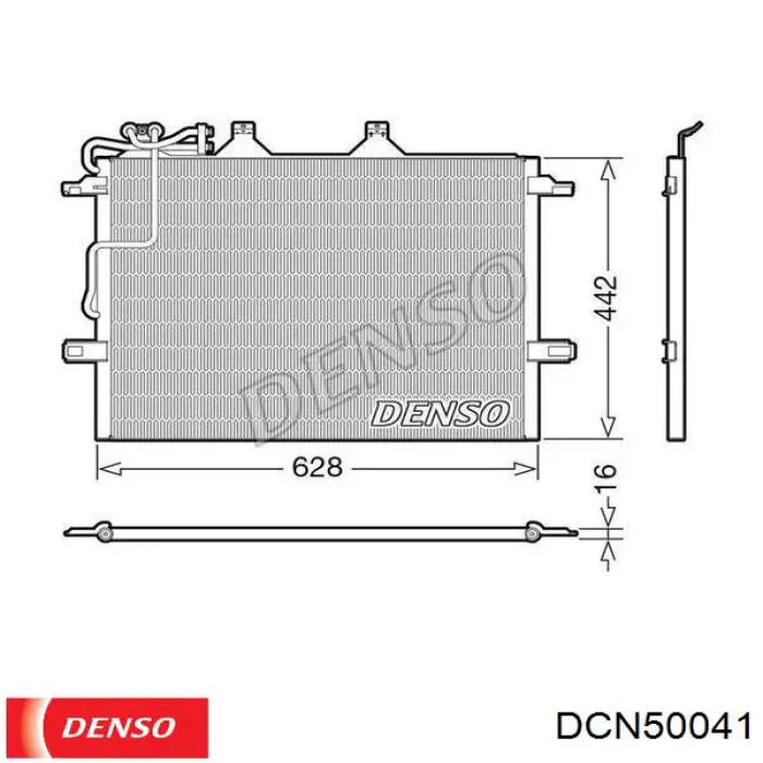 DCN50041 Denso Конденсатор