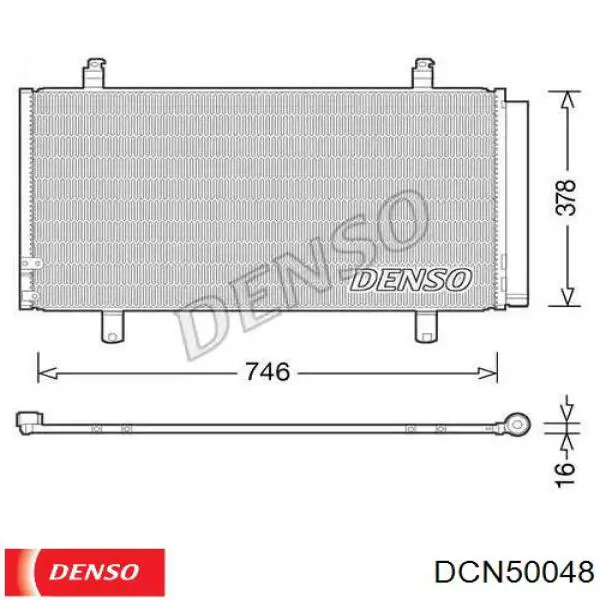 Конденсатор кондиціонера Denso DCN50048 ціна, від 82.35 USD