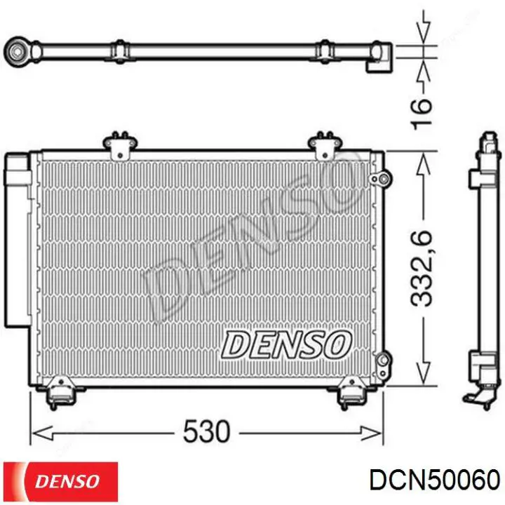 DCN50060 Denso Конденсатор