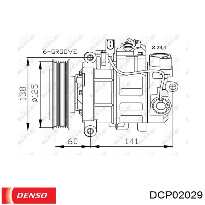 Компресор системи кондиціювання VAG 8K0260805GR ціна, від 174.66 USD