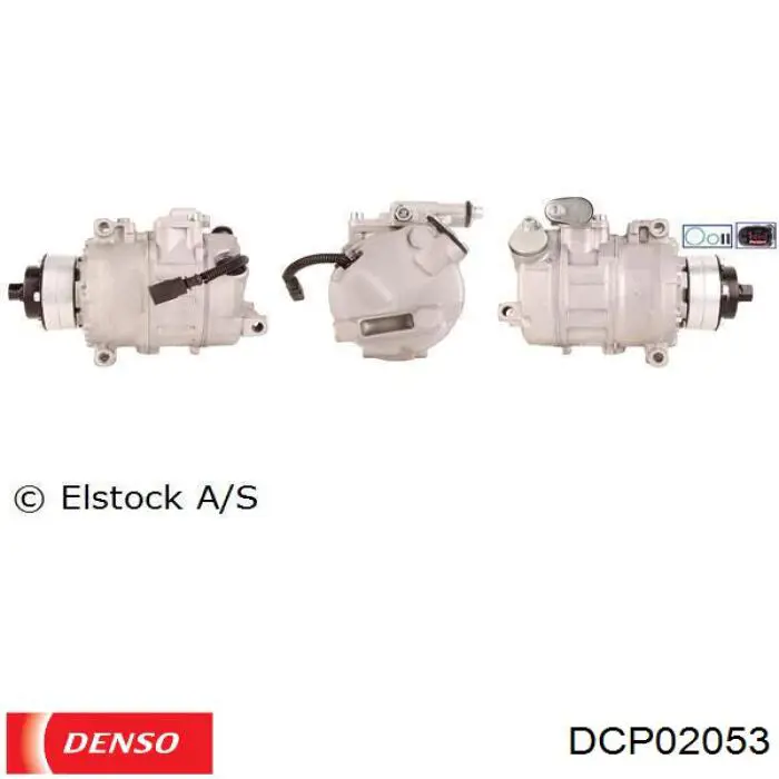Компресор системи кондиціювання Polcar TKK052 ціна, від 222.16 USD