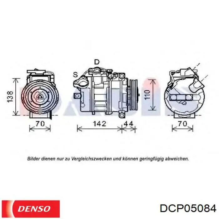 Насос кондиціонера Denso DCP05084