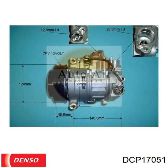 Купити DCP17051 Denso Компресор кліматичної установки