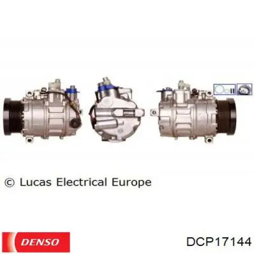 Компресор кондиціонера 243819 Peugeot/Citroen