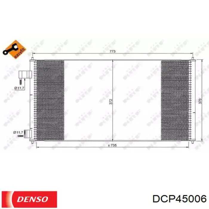 DCP45006 Denso компресор кондиціонера