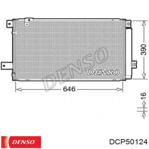 Компресор кондиціонера DCP50124 Denso