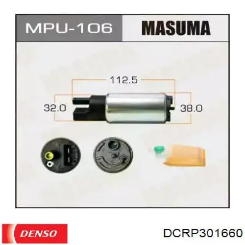 Купити 2940001660 Denso Насос паливний високого тиску (ПНВТ) - DIESEL