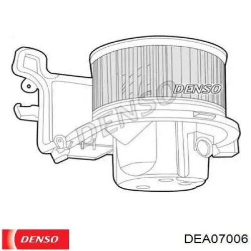 Двигун вентилятора пічки (обігрівача салону) DEA07006 Denso