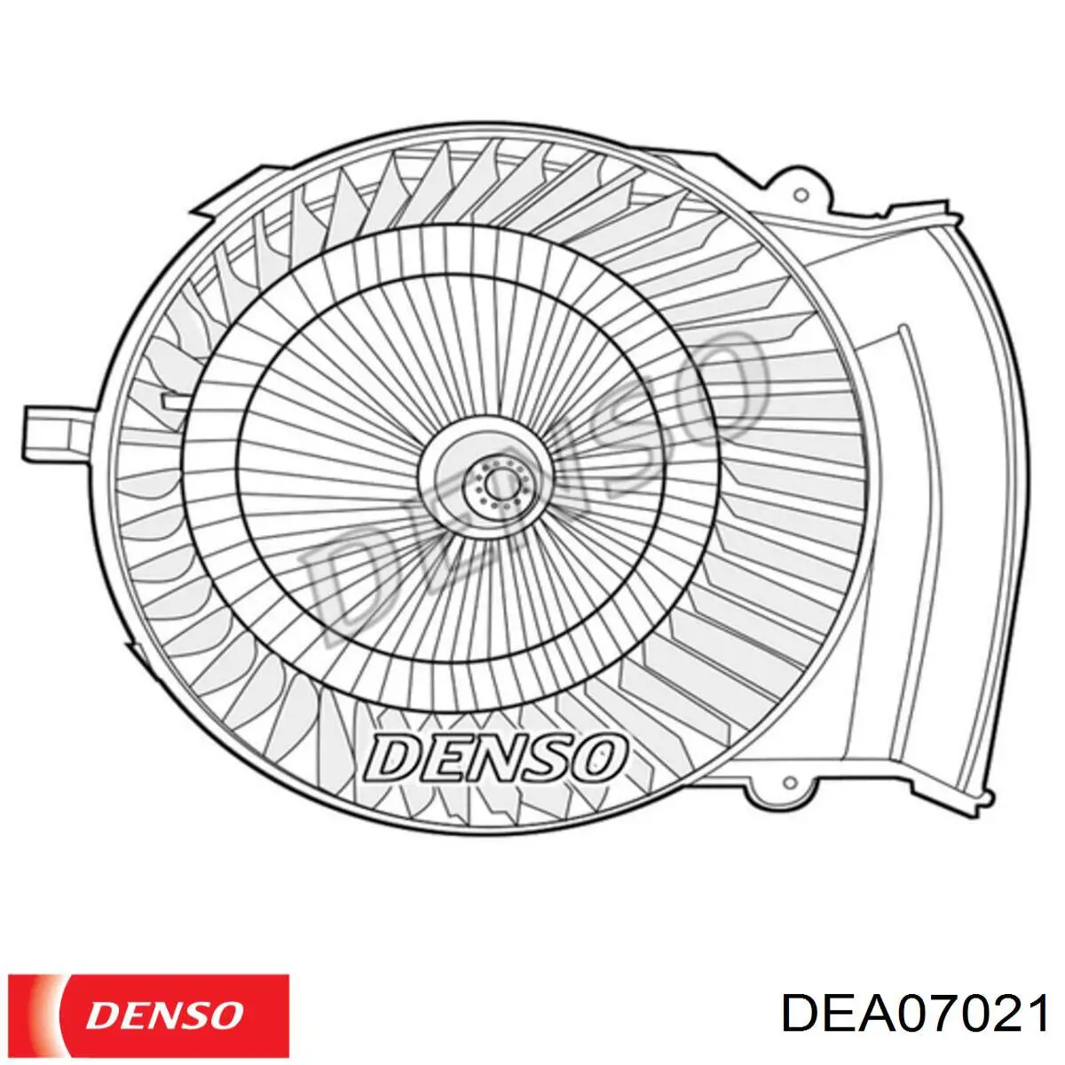 Купити DEA07021 Denso Електродвигуни (електродвигун обігрівача) або розетка причепа штепсельная