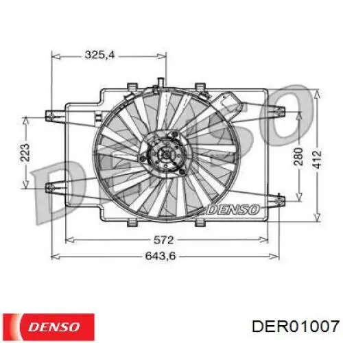 Дифузор (кожух) радіатора охолодження Fiat/Alfa/Lancia 46743390 ціна, від  USD