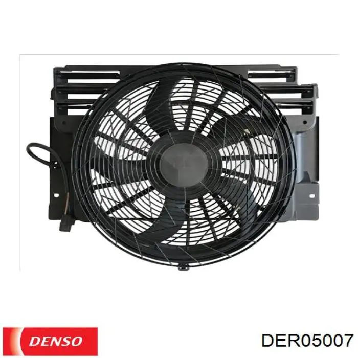 DER05007 Denso дифузор радіатора кондиціонера, в зборі з крильчаткою і двигуном