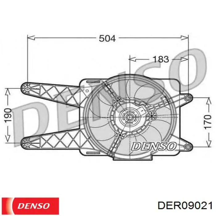 Купити 46737731 Fiat/Alfa/Lancia Дифузор радіатора охолодження, в зборі з двигуном і крильчаткою