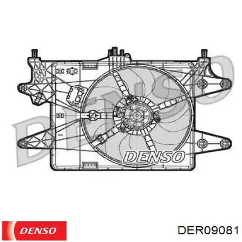 Дифузор радіатора охолодження, в зборі з двигуном і крильчаткою Denso DER09081 ціна, від 108.00 USD