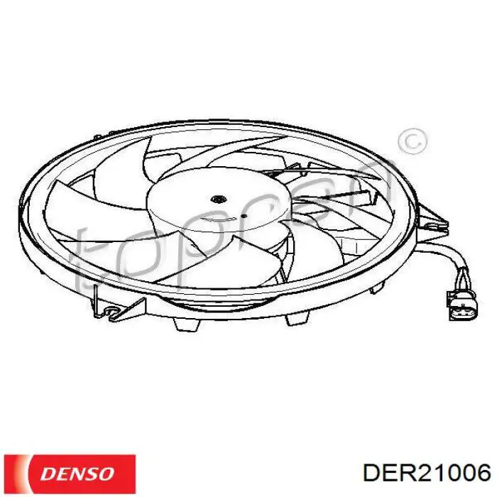 Купити 125384 Peugeot/Citroen Електровентилятор охолодження в зборі (двигун + крильчатка)