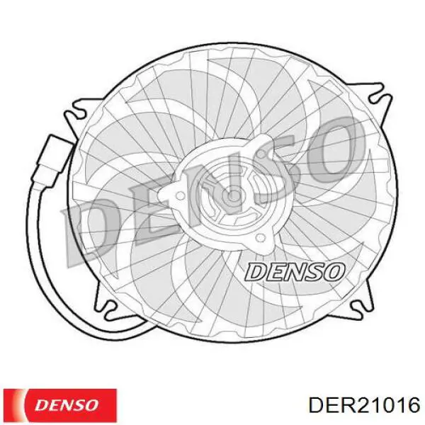 Вентилятор охолодження радіатора 1250G0 Peugeot/Citroen