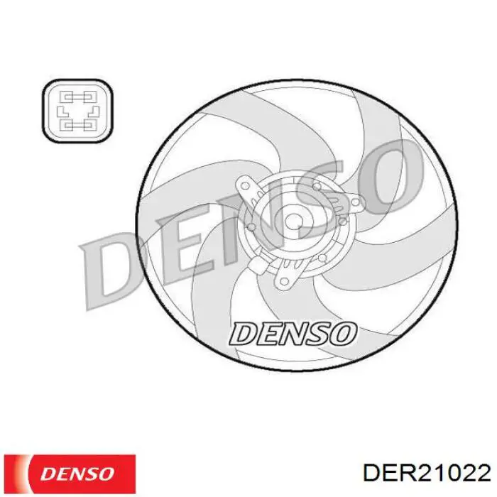 Вентилятор радіатора Denso DER21022 ціна, від 61.41 USD