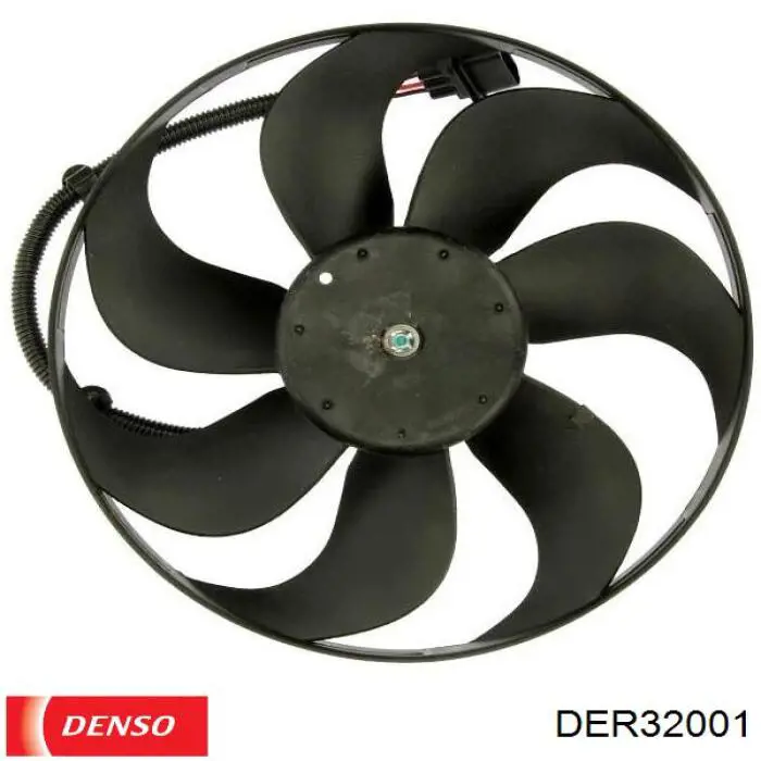 Купити DER32001 Denso Електровентилятор охолодження в зборі (двигун + крильчатка)