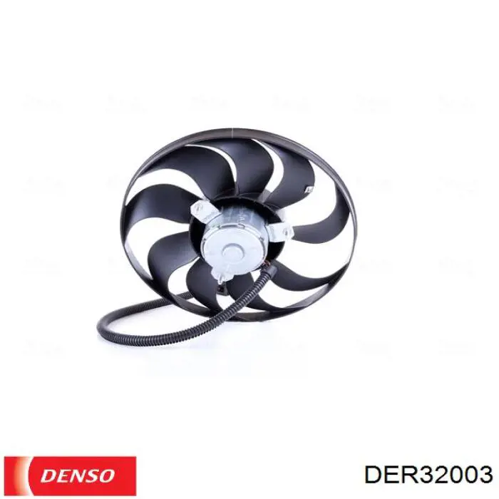 Купити DER32003 Denso Електровентилятор охолодження в зборі (двигун + крильчатка), правий