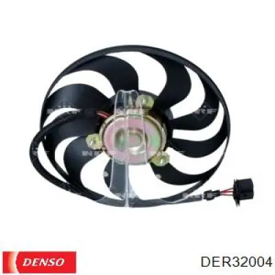 Електровентилятор охолодження в зборі (двигун + крильчатка), правий Denso DER32004